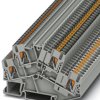 Double level terminal, push-in connection, 0.14-4.0 mm², 4 pole, 22 A, 6 kV, gray, 3210211