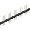 Pin header, 32 pole, pitch 2.54 mm, straight, black, 10046540