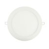 Panel LED ART SLIM podtynkowy okrągły 22cm, 18W, 1260lm, AC80-265V, 3000K - biała ciepła