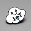 Adafruit Nimbus the Friendly Cloud Entity - Limited Edition Enamel Pin