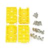 Grove - osłona modułów 1x2 żółta - 4szt.