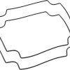Seal, ABS, (L x W x H) 160 x 160 x 45 mm, black, for series 1557F/1557FA, 1557FGASKET