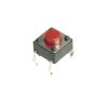 Tact Switch 6x6 mm h= 5mm czerwony (10szt) /843