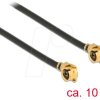 89607 HF antenna cable, MHF® I connector > MHF® I connector, 10 cm