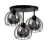 Lampa sufitowa loftowa nowoczesna 3xE27 SOLO BLACK