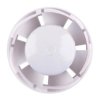 Wentylator kanałowy fi 100 230V 14W 106m3/h 37dB biały z kołnierzem EURO 100VKO