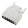 Encitech 6560-0305-02 D-Sub Housing 15 Pins solid metal silver 1pc