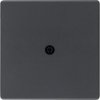 Płytka czołowa do przyłącza kablowego, antracyt aksamit, lakierowany