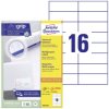 Avery-Zweckform 3484-200 Etykieta uniwersalna 105 x 37 mm Papier biały 3520 szt. Trwały Drukarka Laserowa, Drukarka Lase