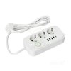 Przedłużacz+1x Wył.1.5m 3x2p+Z,5xUSB biały Kobi