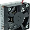 CPU cooler, 12 V, ball bearing, 25 dB, (H x W x D) 20 x 40 x 40 mm, HXB40H12