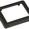 Osłona uszczelniająca; F1025MO ramka; czarny; plastik; klawiszowe serii 1550; Bulgin; RoHS