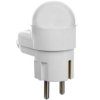 Wtyczka 16A 2P+Z Uni-Schuko z lampką 250V biała WT-16U/L