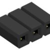Socket header, 3 pole, pitch 2.54 mm, angled, 10128812