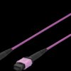 DK-2566-02/4 Fiber optic patch cable, OM4, MPO, violet, 2 m