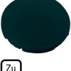 Button plate, round, symbol closed, for pushbutton, 218184