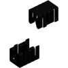 Clip-on heatsink, (L x W x H) 19.05 x 14.5 x 12.7 mm, 21 K/W, black anodized, FK 237 SA 220 O