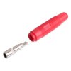 Gniazdo Banan 4mm GP430 Czerwone Na kabel
