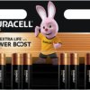 Alkali manganese-battery, 1.5 V, LR6, AA, round cell, surface contact, DURACELL PLUS POWER BOOST AA8