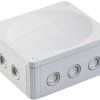 Cable junction box, no. of entries: 4, 10 mm², light gray, IP66/IP67, 10101459