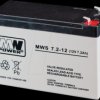 MWS 7.2-12 AGM battery, 12 V, 7,2 Ah