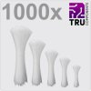 TruComponents 40622 Cable tie 3.6mm Wh UV-proof 1000 pc(s)