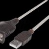 205153 USB-A converter, 1x RS232, 9-pin, PL-2303, 0.45 m