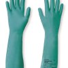 Rękawice robocze rozmiar: 8 materiał: Nitryl zastosowanie: Odporność na działanie substancji chemicznych