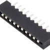 Connfly DS1020-07ST1D Obudowa złącza pin żeńskiego na PCB, wire-to-board, piny: 7, 3 A, 1 szt.
