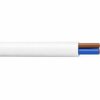 Przewód OMY 2x1,0 mm2 (300/300V) oponowy mieszkaniowy biały H03VV-F (krążki 100m) 5907702810782 ELEKTROKABEL