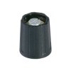 OKW A 26 10 040 Round Combination Knob Ø10mm - Black With Indicator Line