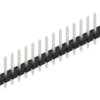 Pin header, 20 pole, pitch 2.54 mm, straight, black, 10058378