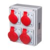 Rozdzielnica budowlana RB gniazda 2x16A/5 2x32A/5 IP44 RSK-3 940070 ELEKTROMET