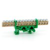 Listwa zaciskowa 15 - torowa mostek 15P zielona LZ-15G