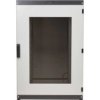 Szafa stojąca pyłoszczelna IP54 24Ux600x600 osłona pełna boki zdejmowane drzwi szyba RAL7035 WR19-24U-66-DS-S 19-9003WR19-24U-6