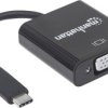 adapter USB, VGA Manhattan USB-C 3.1 Typ C auf VGA-Konverter 151771, 0.80 m