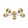 Lampa sufitowa pięcioramienna MIDA złota, szklane klosze na G9 - C0583-05C-2GHF Zuma Line