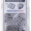 HellermannTyton 148-90056 Złącze zaciskowe HCPM-4-Blister-PC-CL (10), PIN: 4, 450 V, 24 A, 10 szt.