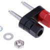 Gniazdo montażowe, rodzaj Żeński, Czarny, czerwony, 30A, 1000V dc