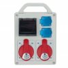 Rozdzielnica przenośna R-BOX 240R 4S 2x32A/5P 2x250V, puste okno IP44 B.1703R