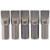 Draper 64013 8.0mm 1/4" Hex Plain Slot Insert Bit 25mm Long x 5