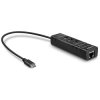 Lindy 43249 USB 3.2 Type C Hub and Gigabit Ethernet Converter