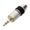 Wtyk Jack 3,5 stereo metal na kabel 10mm HQ / 1270