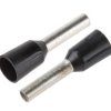 Końcówka tulejkowa izolowana 1.5mm² długość 8mm Czarny średnica 1.7mm Izolowane JST