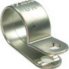 Grounding clip, max. bundle Ø 5.8 mm, PA/silver coating, silver, (W) 9.6 mm, 220 09 04S