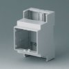 PC DIN rail enclosure, (L x W x H) 58 x 53 x 90 mm, light gray, B6702100