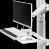 45-696-290 Ergotron LX Pro system wall workstation, white