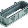 Surface mount housing, size 24B, die-cast aluminum, screw locking, IP69/IPX9K/IP68/IP66, 09390240310