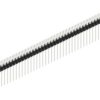 Pin header, 50 pole, pitch 2.54 mm, straight, black, 10040503