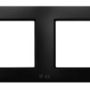 ARIA Ramka podwójna do łączników IP44 czarny metalik RH-2U/33